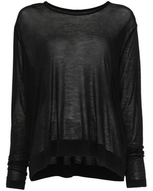 Private 0204 Long-Sleeve Top - Black
