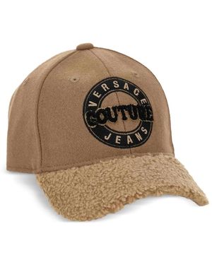 Versace Jeans Couture Cappello Da Baseball Con Logo - Marrone