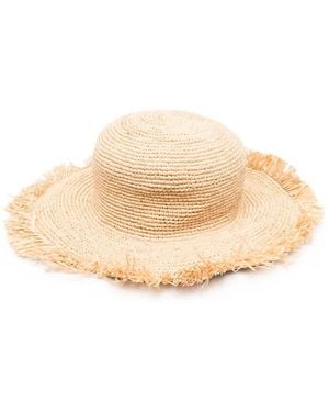 MADE FOR A WOMAN Chapeau 9 Straw Sun Hat - Natural