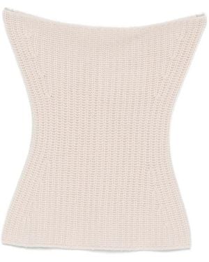 Iris Von Arnim Alfreda Ribbed-Knit Neck Warmer - Natural