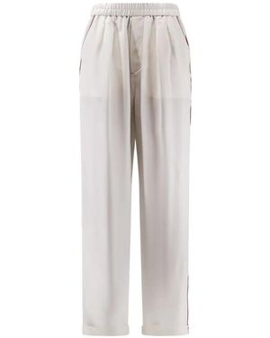 Tom Ford Pantalon En Soie - Grey