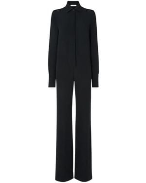 Fendi Long-Sleeve Jumpsuit - Black