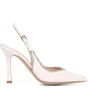 Ninalilou 90 Amy Strass-Embellished Court Shoes - White