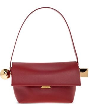 Jacquemus Small Le Rond Carré Shoulder Bag - Red