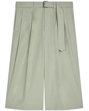 メンズ Dries Van Noten ベルテッド ショートパンツ ブラック | Lyst