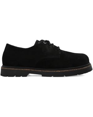 Birkenstock Highwood Lace-up Suede Derby Shoes - ブラック