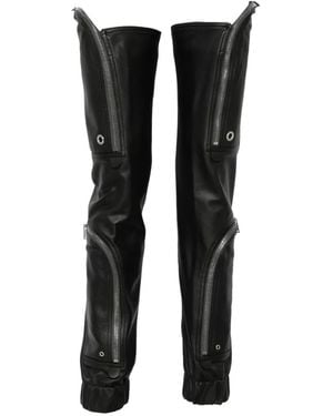 Rick Owens Cargohose Aus Leder - Schwarz