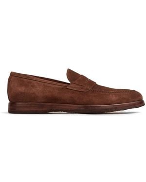 Bontoni Loafer aus Wildleder - Braun