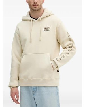 Alpha Industries Logo-Patch Hoodie - Natural
