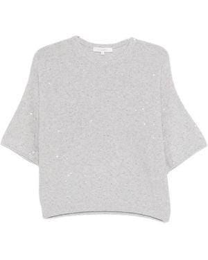 Antonelli Lucilla Sequin Sweater - ホワイト