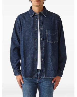 Jacob Cohen Button-Up Cotton Shirt - Blue