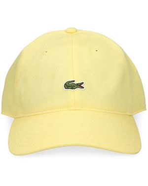 Lacoste Logo-Patch Baseball Cap - Yellow
