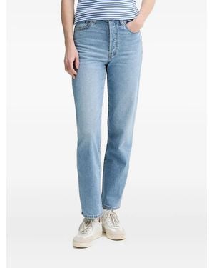 Levi's ハイウエスト ストレートジーンズ - ブルー