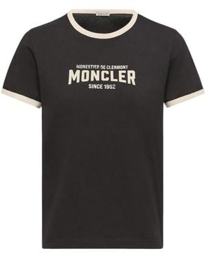 Moncler Printed T-Shirt - Black