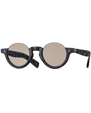 Eyevan 7285 Runde 792Bre Sonnenbrille - Grau