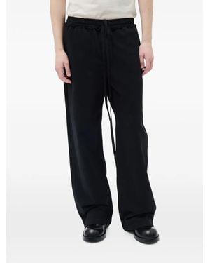 Ann Demeulemeester Fin Lounge Track Trousers - Black