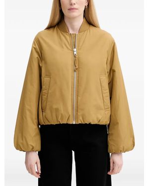 Marc O' Polo Zip-Fastening Bomber Jacket - Natural