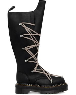 Dr. Martens 1B60 Quad Sole Pentalace leather boots - Schwarz