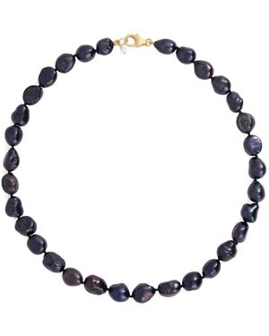 Hai Collier À Perles Baroque - Métallisé
