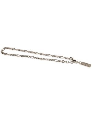 Saint Laurent Pulsera De Latón - Blanco