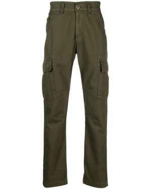 Alpha Industries Straight-Leg Cotton Cargo Trousers - Green