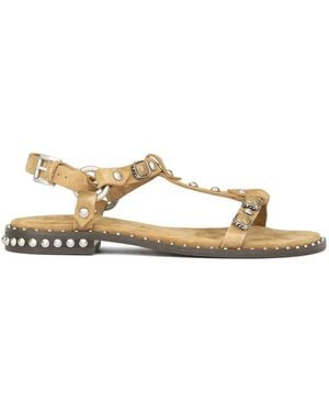 Ash Podium Studded Sandals - Metallic