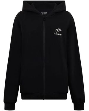 Philipp Plein Zip-Up Hoodie - Black