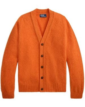 Polo Ralph Lauren Long-Sleeve Button-Up Cardigan - Orange