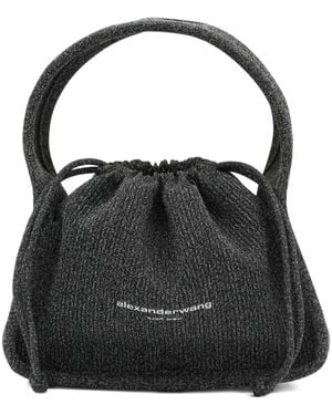 Alexander Wang ドローストリング ショルダーバッグ - ブラック