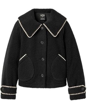 UGG Veste Nikia En Tissu Teddy - Black