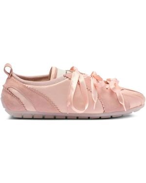 Simone Rocha サテンフラットシューズ SIMONE ROCHA】サテン リボン フラット バレエシューズ