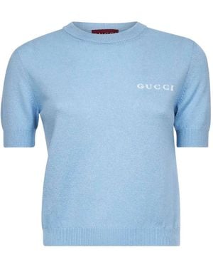Gucci Knit T-Shirt - Blue