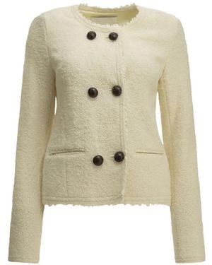 Isabel Marant Suely Double-Breasted Jacket - White