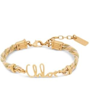 Chloé Braided Plage Bracelet - Metallic