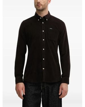 Barbour Ramsey Pocket Corduroy Shirt - Black