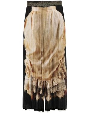 IA London Printed Pants - Natural