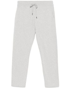 Juvia Drawstring Straight-Leg Trousers - White
