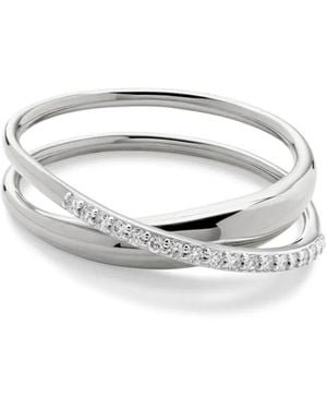 Monica Vinader Bague Nura - Blanc
