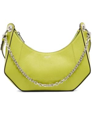 Lancel M Croisette Chain Shoulder Bag - Green
