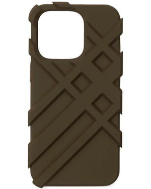 Burberry Coque D'Iphone 16 Pro - Vert
