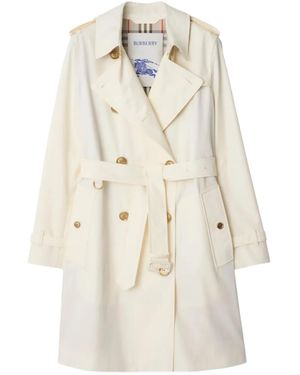 Burberry Kensington Trenchcoat - White