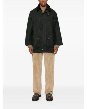 Barbour Beaufort Corduroy-Collar Jacket - Black