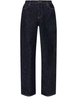 Self-Portrait 5-Pockets Straight Jeans - Blue
