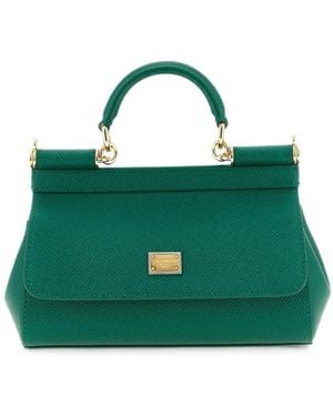 Dolce & Gabbana Mini Sicily Tote Bag - Green