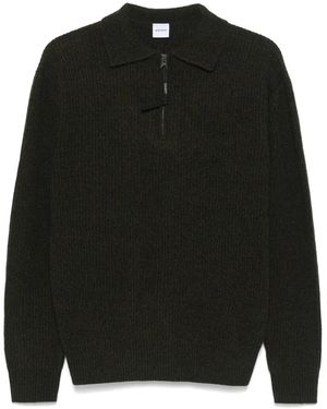 Aspesi Jersey Con Cuello En V - Negro