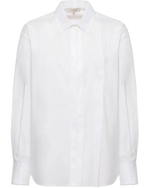 Antonelli Albizia Pleated-Detail Shirt - White