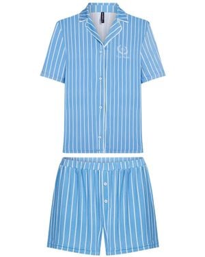 KARL LAGERFELD Pijama A Rayas Diplomáticas - Azul