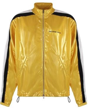 Vetements Side-Stripe Jacket - Yellow