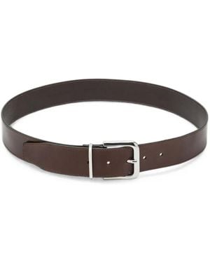 Frankie Shop Sarno Leather Belt - Brown