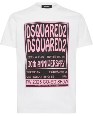 DSquared² T-Shirt Mit Print - Weiß